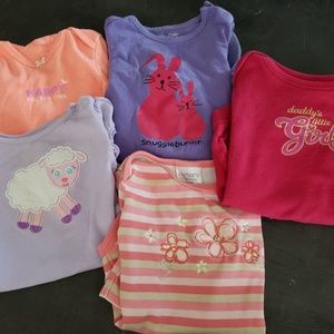 NEW LISTING! Girls assorted onesie set